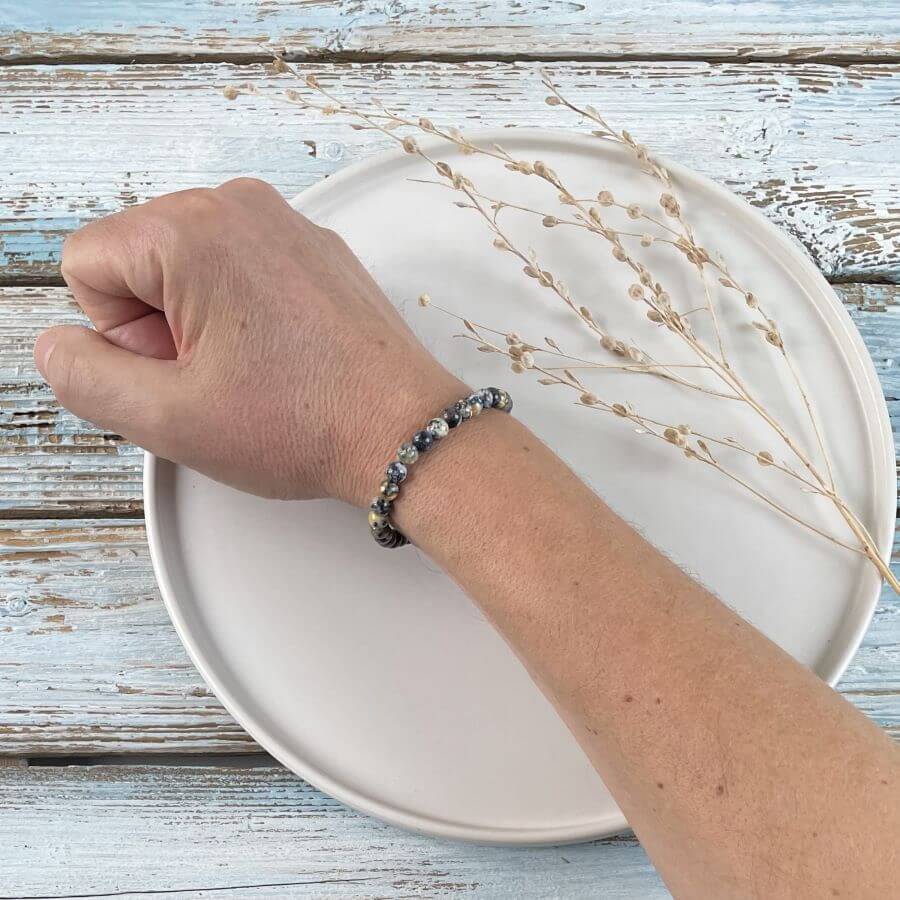 Kugelarmband aus Ozean Jaspis