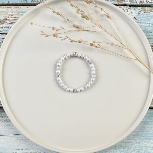 Armband aus Magnesit-Edelstein