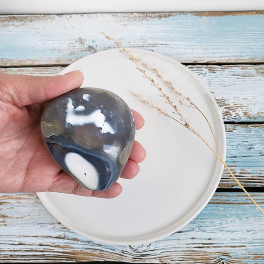 Orca Achat in freier Form